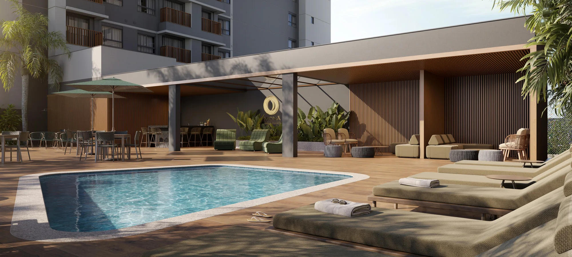 Pool bar (Perspectiva artística)