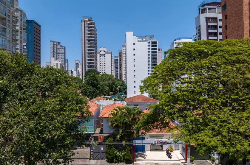 Vista do 3º andar da Av. Açoce (Foto da vista)