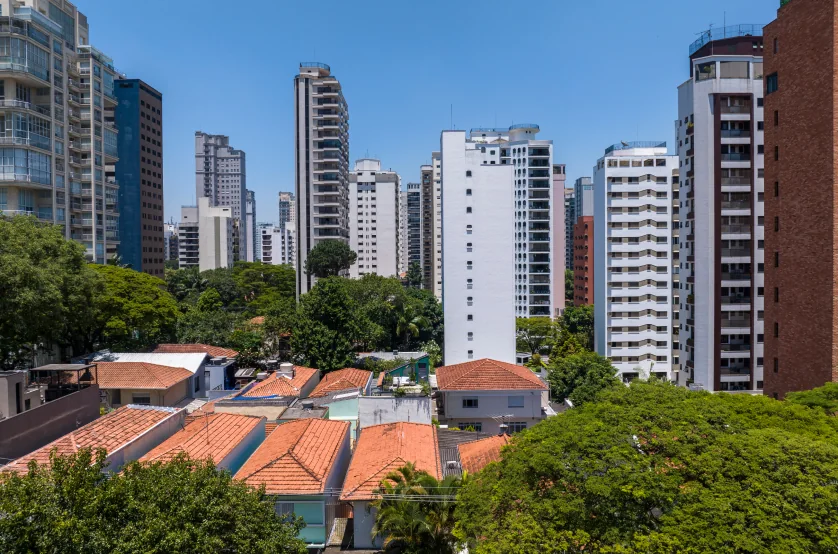 Vista do 5º andar da Av. Açoce (Foto da vista)