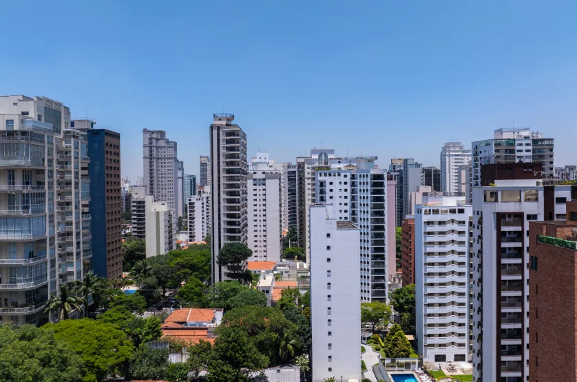 Vista do 13º andar da Av. Açoce (Foto da vista)