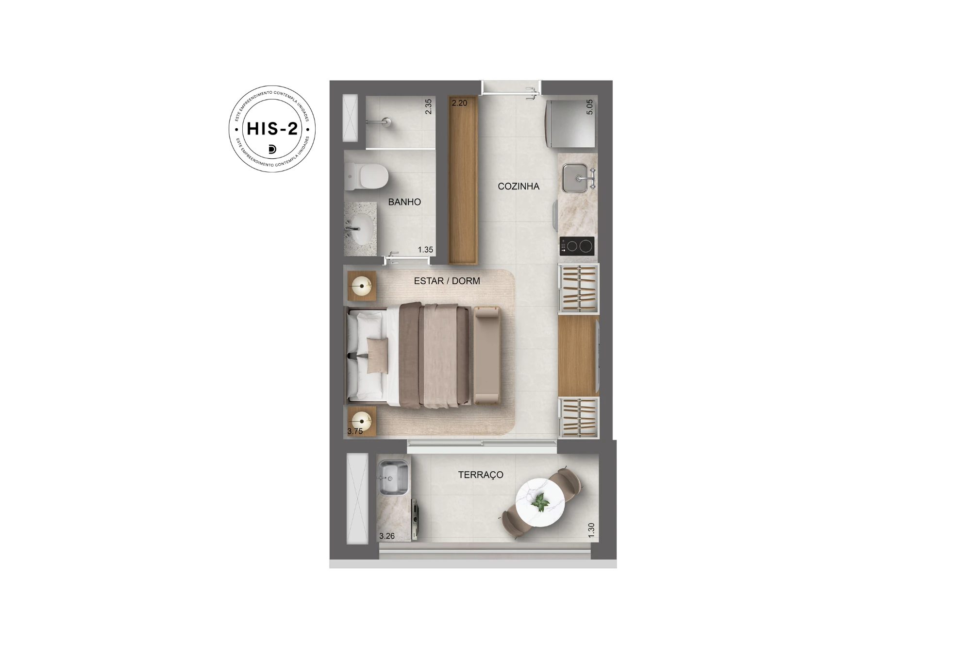 27m² | studios (Perspectiva artísitca)